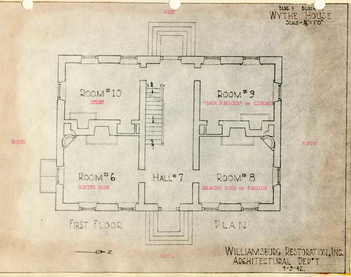 George Wythe House Floor Plan Floorplans click