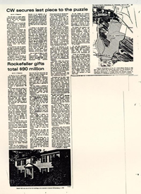 Newspaper Article with Photograph and Map