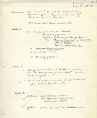 Photocopy of Hand-written Notes