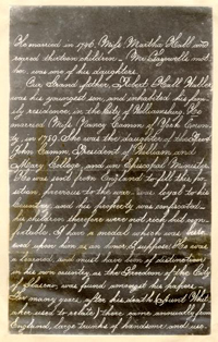 Letter
Written by Mrs. Emma Blacknall page 2 