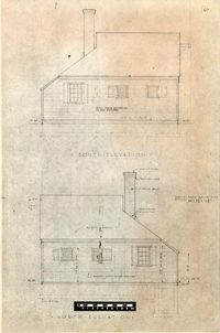 South and North Elevations