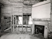 Black and White Photograph - Fireplace - 1st Floor