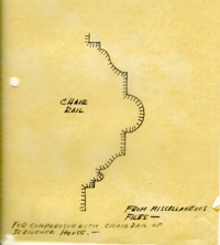 sketch of chair rail