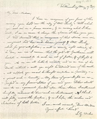 Photograph of letter - May 19, 1807