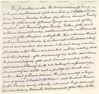 Photograph of first page of letter - May 29, 1807