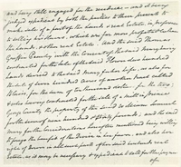 Photograph of second page of letter - May 29, 1807