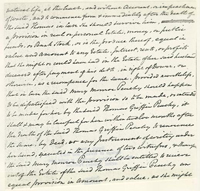 Photograph of fifth page of letter - May 29, 1807