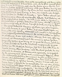 Photograph of second page of letter - January 19, 1820