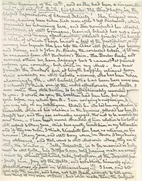 Photograph of third page of letter - January 19, 1820
