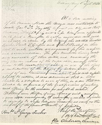 Photograph of letter - September 1, 1824