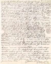 Photograph of third page of letter - April 21, 1826