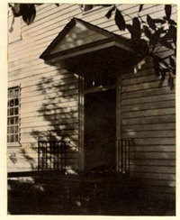 main doorway - Carter-Saunders house