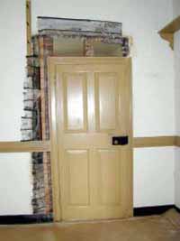 Original Door from Northwest Room