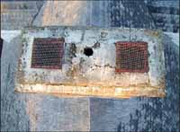 Cracks in Cement Wash around Chimney Caps