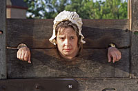 Women were not sent to the pillory for violating rules on skirt lengths.