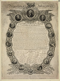 The Declaration, like the roster in Trumbull’s painting, was signed by men who voted against it or were not present.