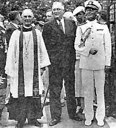 Goodwin with Franklin D. Roosevelt