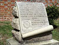 A Blandford Cemetery tablet