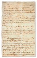 Patrick Henry's copy of his Stamp Act Resolves. Whatever its collector's value, its contents can be duplicated and disseminated.