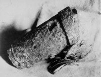 A vambrace found during the 1861 construction of Fort Pocahontas