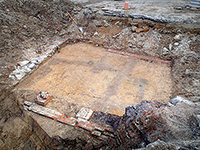 French colonial history in the St. Louis area, such as this foundation, was recovered because of the Preservation Act. 