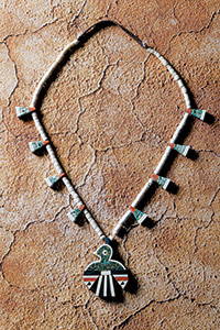 During the Depression, the Pueblo developed a method of jewelry-making that remains largely unchanged to this day