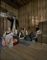 In a drear Scottish prison, convicts await transport to the colonies and a hard, brutal existence as indentured servants.