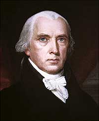 James Madison shepherded passage of the 1787 constitution.