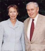 President Colin Campbell and his wife Nancy