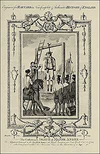The hanging of Major Andre