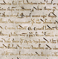 Magna Carta was originally written in Latin.