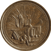 George Washington Medal - Franklin/Voltaire, France 1778