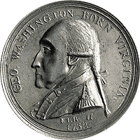 George Washington Medal - first American Washington medal, 1790
