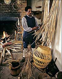 1985 photo of basketmaker