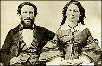 James and Margaret Reed of the Donner Party, which, trapped in winter, resorted to cannibalism.