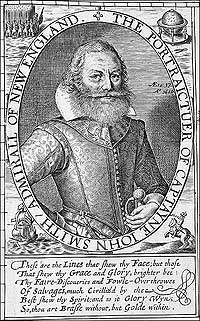 John Smith, who restored some order to the wasted Jamestown Settlement in 1608, is memorialized in this 1616 Simon van de Passe engraving.