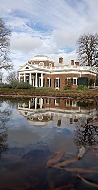 The home that Jefferson designed, built, and lived in at Monticello was sold after his death to satisfy some of his debts.