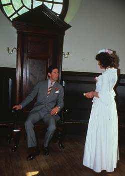 During his 1981 tour, Prince Charles
