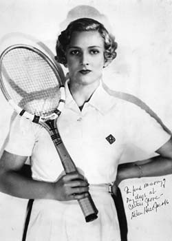 Tennis star Helen Hull Jacobs stayed five