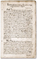 A 1621 document he consulted for his history.