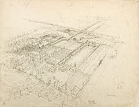 Arthur Shurcliff’s drawing of the Palace grounds