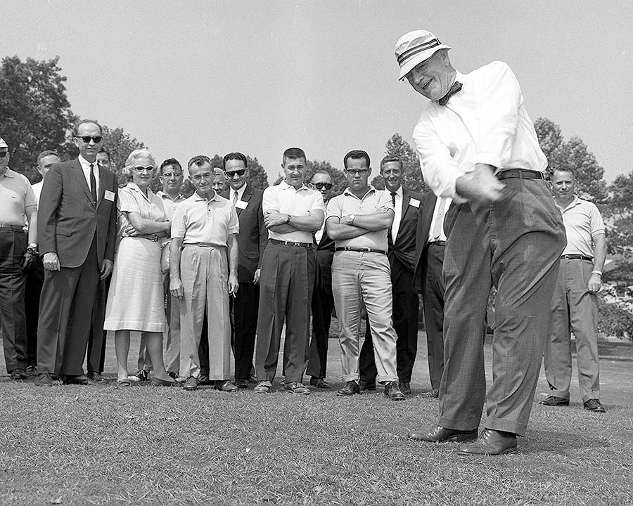 Photo of Golden Horseshoe Golf Course Opening, September 11, 1963.