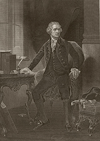 Washington’s former military aide, Alexander Hamilton