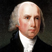 In old age, James Madison, here in a copy of Gilbert Stuart’s painting, defended belief in God as a moral necessity to man