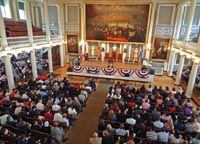 New citizens and ceremonies at Boston’s Fanueil Hall