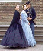 Two women of Civil War Williamsburg snub a bluecoat