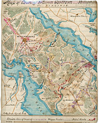 Wartime map