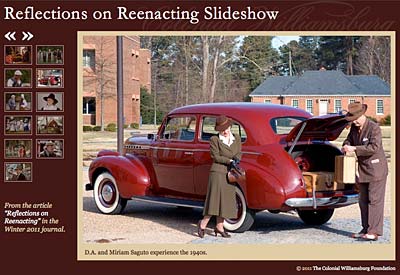 Reflections on Reenacting Slideshow