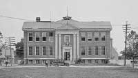 Williamsburg High School before it was demolished to make room for the Governor’s Palace.