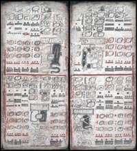 An eclipse table, in which the Maya sought to record and understand the lunar cycles.